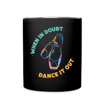 Ballet Dancer Dance Girl Ballerina - Tasse einfarbig - Schwarz - Vorne