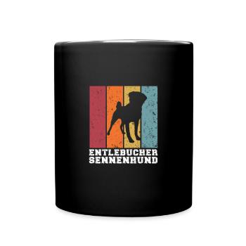 Entlebucher Bouvier - Mug uni - noir - Devant