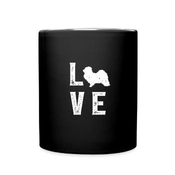 Havanese Love - Tasse einfarbig - Schwarz - Vorne