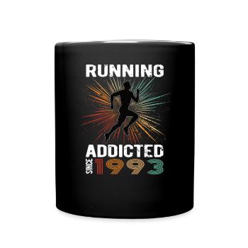 Running Vintage Running Addicted runner jogger 1993 - Mug uni - noir - Devant