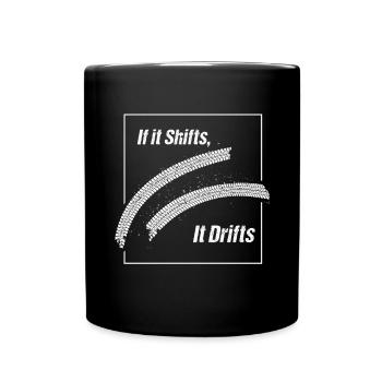 Wenn es schaltet, driftet JDM-Autorennen - Tasse einfarbig - Schwarz - Vorne