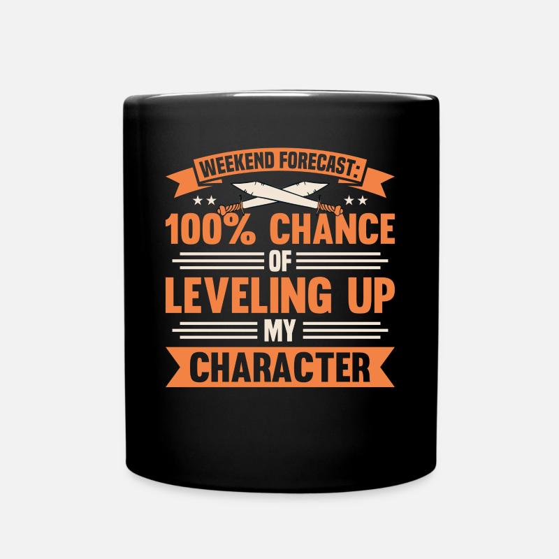 LARP Live-Action-Rollenspiel - Tasse einfarbig - Schwarz