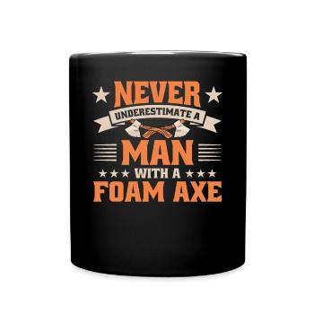 Jeu de rôle en direct GN - Mug uni - noir - Devant