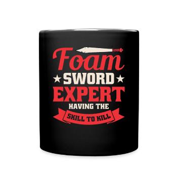 LARP live-action role-playing game - Full Colour Mug - black - Front