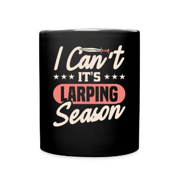 LARP live-action role-playing game - Full Colour Mug - black - Front
