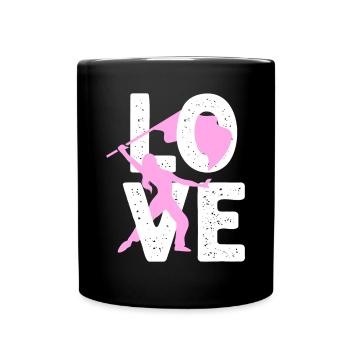 Cool Color Guard For Women Girls Marching Band Fla - Full Colour Mug - black - Front