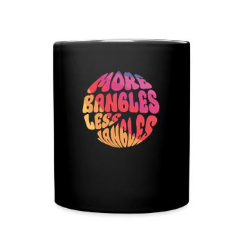 Plus de bracelets, moins de jangles - Costume hippie - Mug uni - noir - Devant