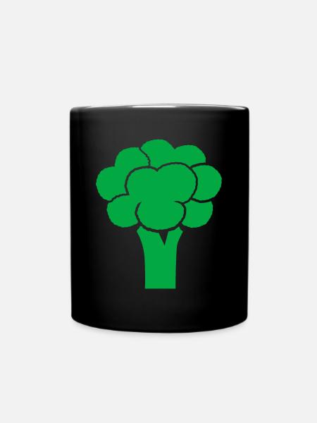 Brocolihealhealing vert - Mug uni - noir