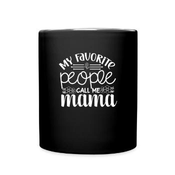 Beste Mutter Muttertag Mutter Geburtstag Mama Mutter Mutter - Tasse einfarbig - Schwarz - Vorne