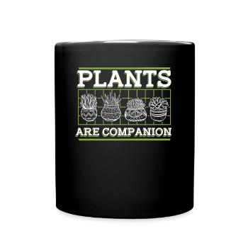 Plants Are Companion Allotment Garden Allotment Garden - Full Colour Mug - black - Front