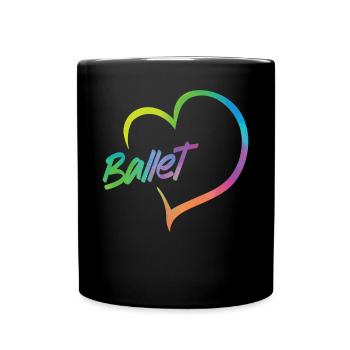 Ballet Dancer Dance Girl Ballerina - Tasse einfarbig - Schwarz - Vorne