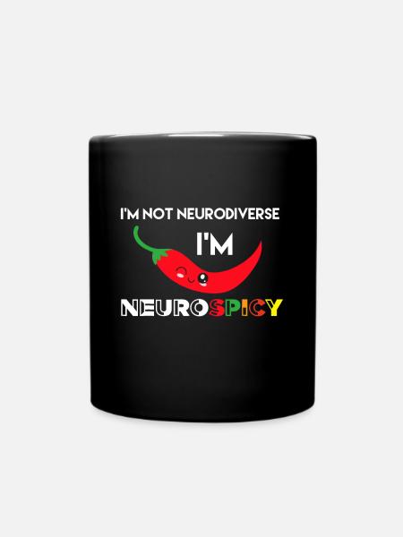 Neurodiverse Im Neurospicy Autism Awareness TDAH S - Mug uni - noir