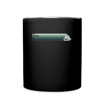 J’en ai assez de faire de la voile Voilier Skipper - Mug uni - noir - Devant