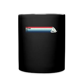 J’en ai assez de faire de la voile Voilier Skipper - Mug uni - noir - Devant