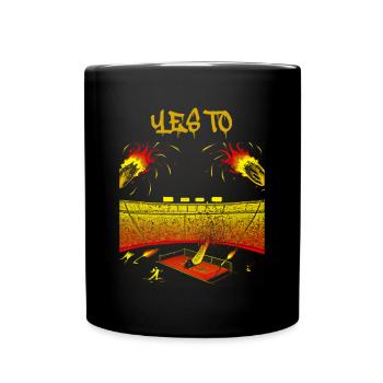 Pyrotechnics slogan - Full Colour Mug - black - Front