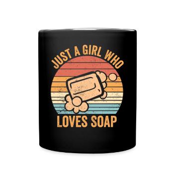Fabricant de savon amusant - Mug uni - noir - Devant