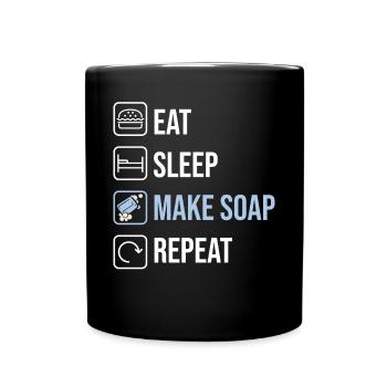 Fabricant de savon amusant - Mug uni - noir - Devant