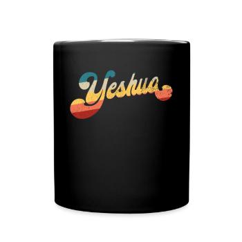 Jeschua Jesus im hebr�ischen christlichen GlaubenU - Tasse einfarbig - Schwarz - Vorne