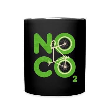 Pas de CO2 - Mug uni - noir - Devant