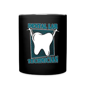 Laboratoire dentaire Laboratoire dentaire Maître technicien dentaire - Mug uni - noir - Devant