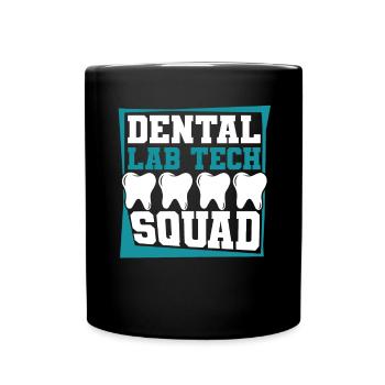 Laboratoire dentaire Laboratoire dentaire Maître technicien dentaire - Mug uni - noir - Devant