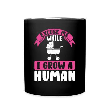 A person grows in me - Full Colour Mug - black - Front