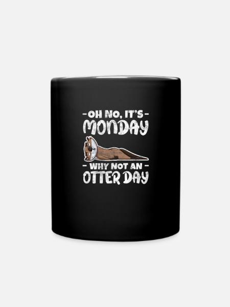 Otter - Tasse einfarbig - Schwarz