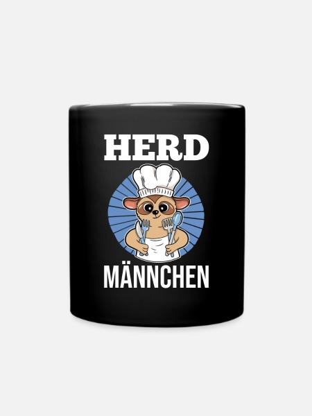 Erdmännchen Herdmännchen - Tasse einfarbig - Schwarz