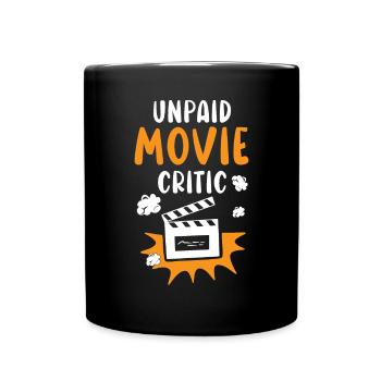 Unpaid Movie Critic Movie Marathon Film Cinema - Full Colour Mug - black - Front