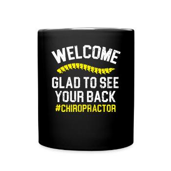 Chiropratique Chirurgien de la colonne vertébrale Chiropraticien osseux - Mug uni - noir - Devant