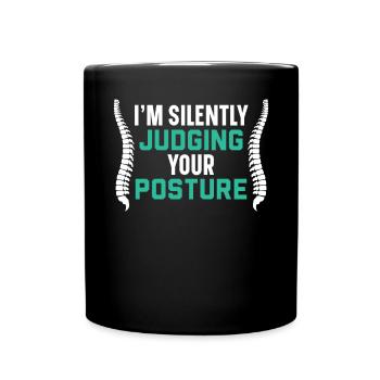 Chiropratique Chirurgien de la colonne vertébrale Chiropraticien osseux - Mug uni - noir - Devant
