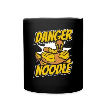 Danger Noodle Schuppenkriechtiere Python Banana - Full Colour Mug - black - Front