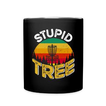 Funny Disc Golfer - Full Colour Mug - black - Front