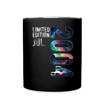Édition limitée 2004 Juillet Anniversaire Aurores boréales - Mug uni - noir - Devant