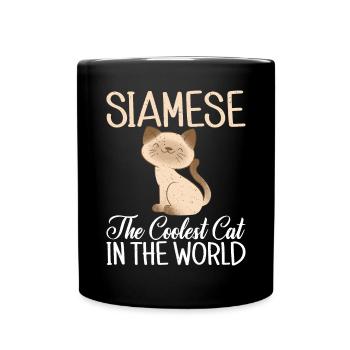 Geschenke zum Suchbegriff: "Siamkatze" - Tasse einfarbig - Schwarz - Vorne