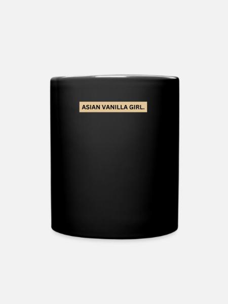 Asiatisches Vanille Girl - Tasse einfarbig - Schwarz