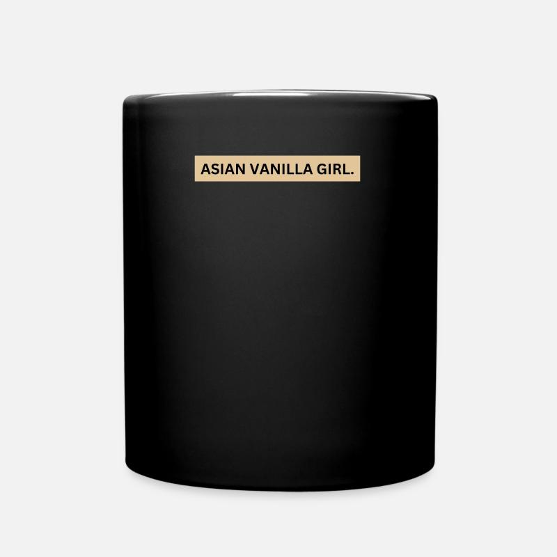 Asiatisches Vanille Girl - Tasse einfarbig - Schwarz