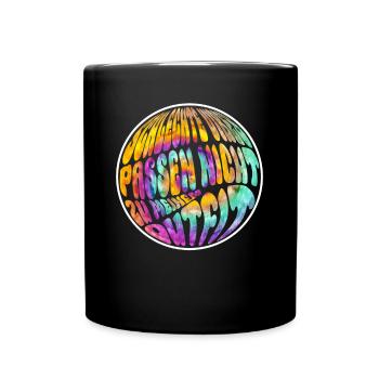Bad vibes don't match the outfit - hippie - Full Colour Mug - black - Front