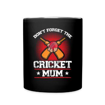 N’oubliez pas la Cricket Mama - Mug uni - noir - Devant