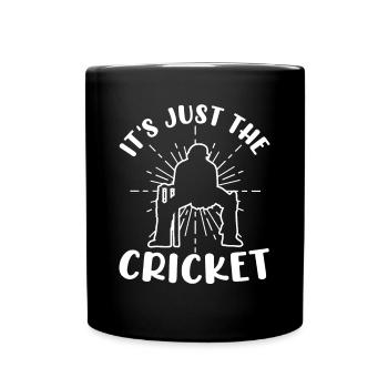 Es Ist Nur cricket - Tasse einfarbig - Schwarz - Vorne