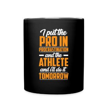 I'm going to make the cricket pro - Full Colour Mug - black - Front
