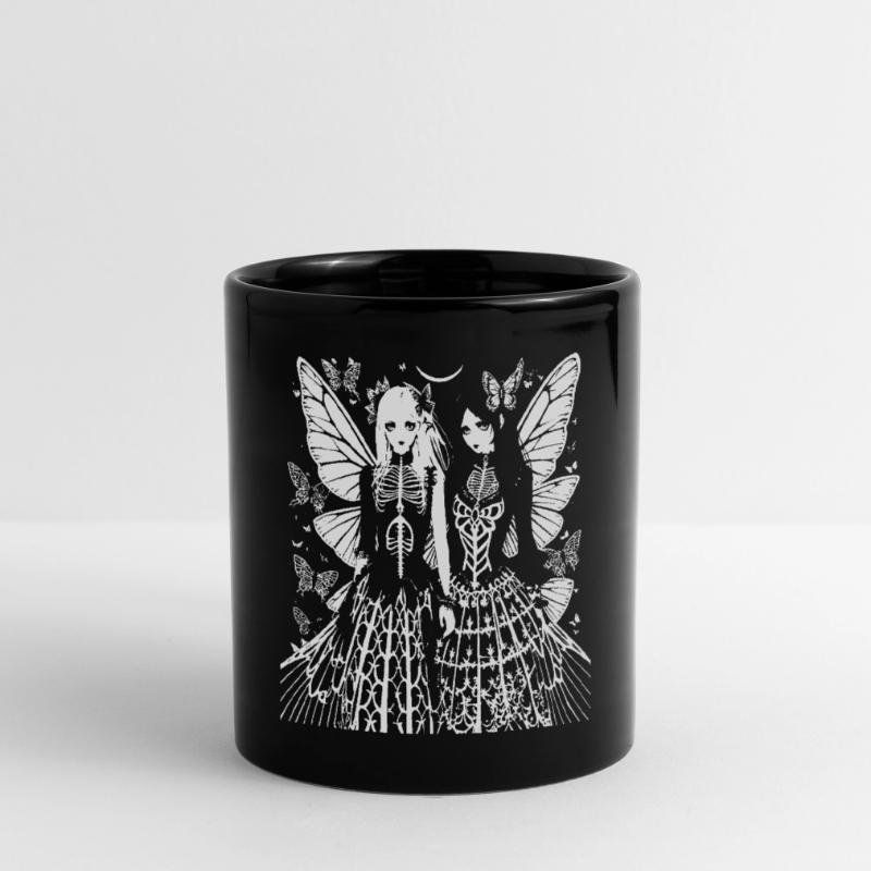 Fairycore Esthétique Grunge Squelette Fée Goth G Mug uni