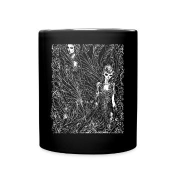Fairycore Ästhetik Skelett Fee Goth Grunge G - Tasse einfarbig - Schwarz - Vorne