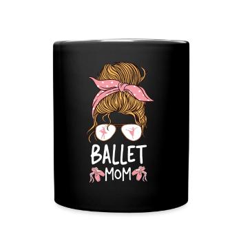 Ballet Dancer Dance Girl Ballerina - Tasse einfarbig - Schwarz - Vorne
