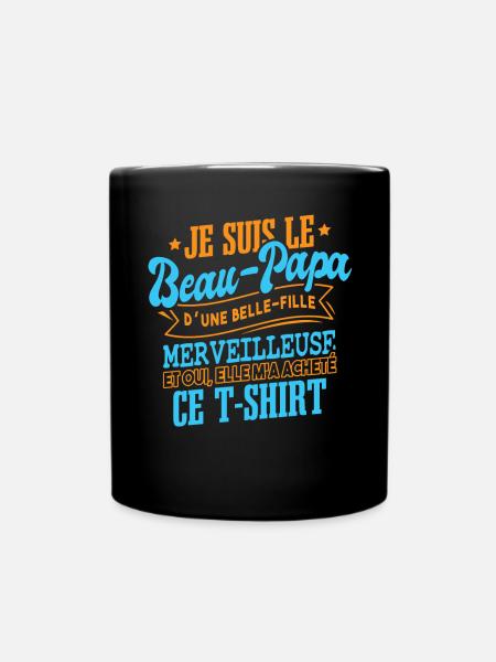 Je Suis Le Beau-Papa - Mug uni - noir