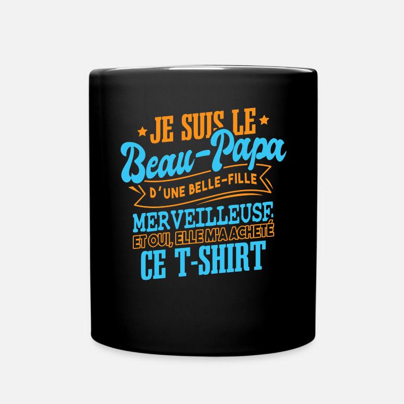 Je Suis Le Beau-Papa - Mug uni - noir