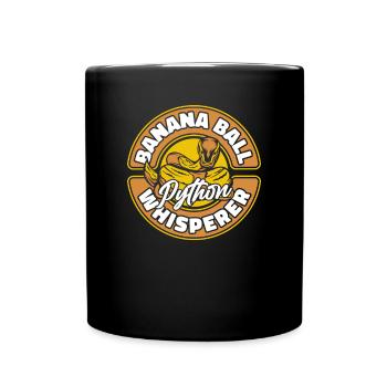 Banana Ball Python Whisperer Python Banana Ball - Full Colour Mug - black - Front