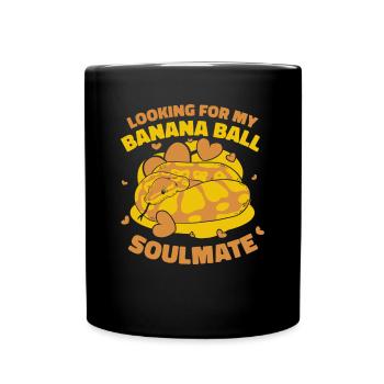 Looking For My Banana Ball Soulmate Banana Ball - Full Colour Mug - black - Front
