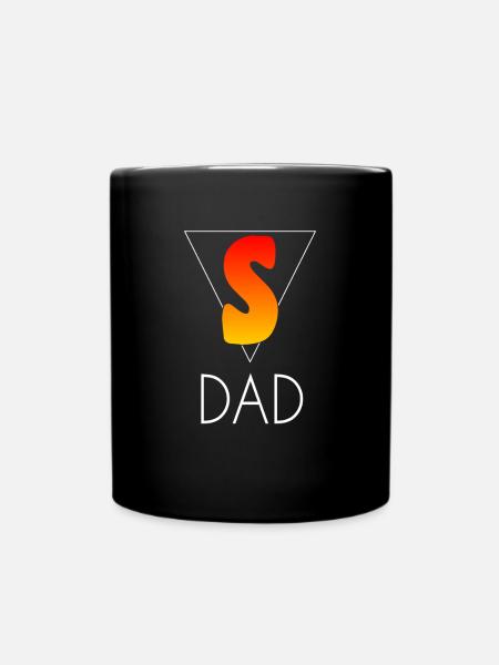 Superdad - Tasse einfarbig - Schwarz