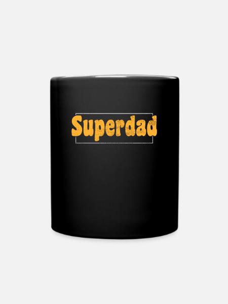 Superdad - Tasse einfarbig - Schwarz